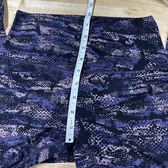 Lululemon Align Pant 24" Length Women's Size 4 Rip Wave Purple Thunder Black GUC - Picture 7 of 8